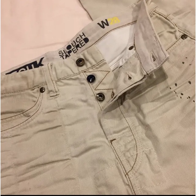 FRENCH CONNECTION(フレンチコネクション)のフレンチコネクション 履き古し加工 ジーンズ  ボトムス　オフホワイト メンズのパンツ(デニム/ジーンズ)の商品写真