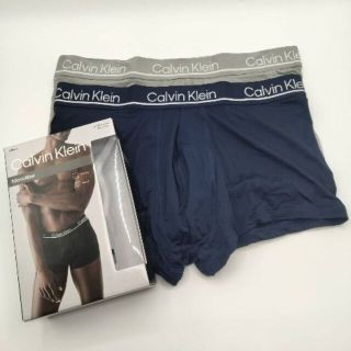 カルバンクライン(Calvin Klein)のカルバンクライン  ローライズボクサー Navy×Grey 2枚組 M/L(ボクサーパンツ)