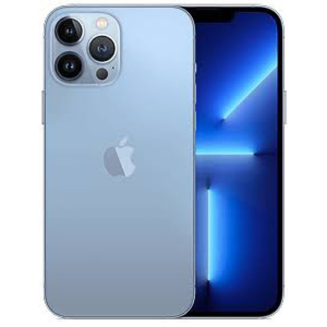 Apple(アップル)のiPhone 13 ProMax シエラブルー 256g スマホ/家電/カメラのスマートフォン/携帯電話(スマートフォン本体)の商品写真