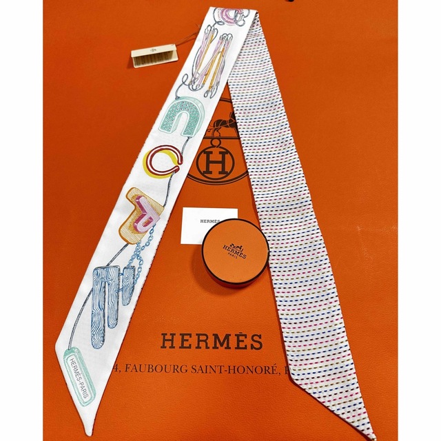 HERMES twillyツイリーシュヴァロスコープ・ポワンティエ