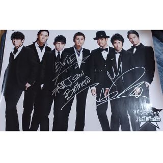 最安値級価格 EXILE 二代目 JSoul Brothers NAOTOサイン入りポスター