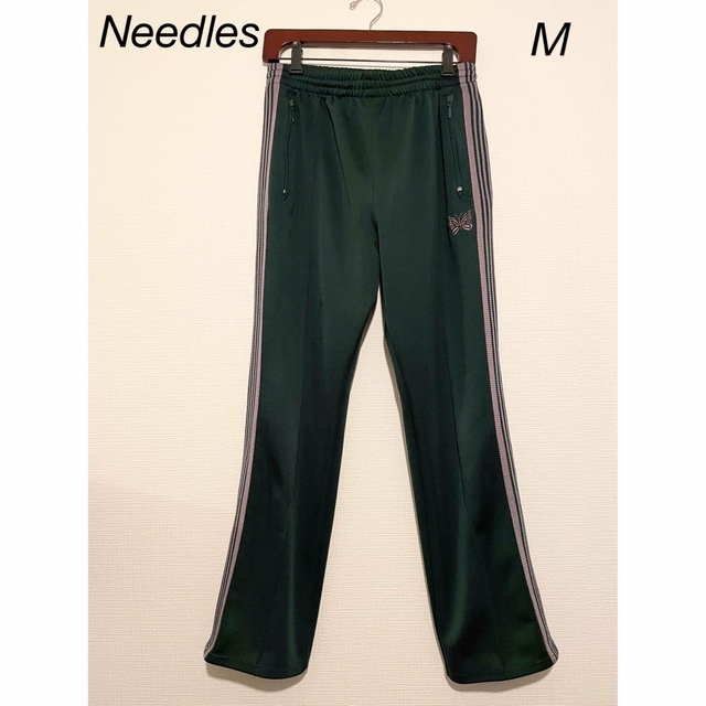 美品 needles トラックパンツ グリーン 値引きする 35%割引 www