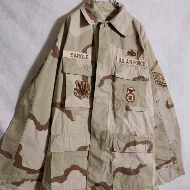 MILITARY(ミリタリー)の美品　アメリカ軍　実物　BDUジャケット　デザートカモ　90s ミリタリー メンズのジャケット/アウター(ミリタリージャケット)の商品写真