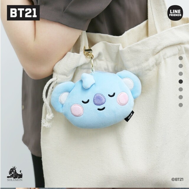 BT21(ビーティーイシビル)の【公式 BT21】ぬいぐるみエコバッグ♪ レディースのファッション小物(その他)の商品写真