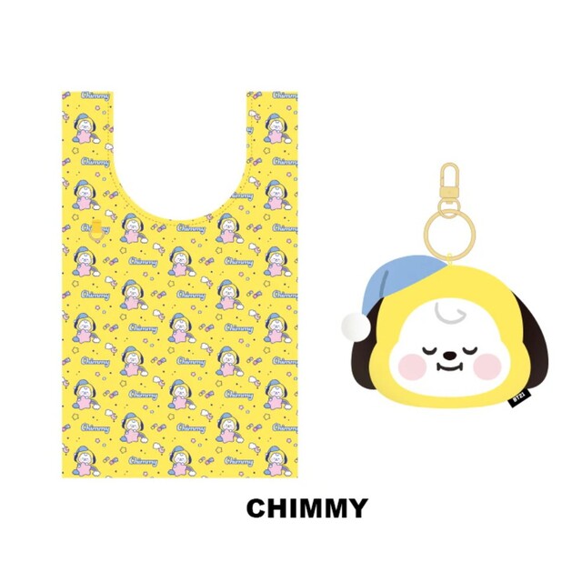 BT21(ビーティーイシビル)の【公式 BT21】ぬいぐるみエコバッグ♪ レディースのファッション小物(その他)の商品写真