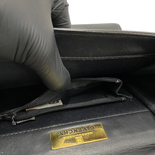 極 美品 付け替えロゴ付 レア品 GIVENCHY ジバンシィ 4G ロゴ 金具