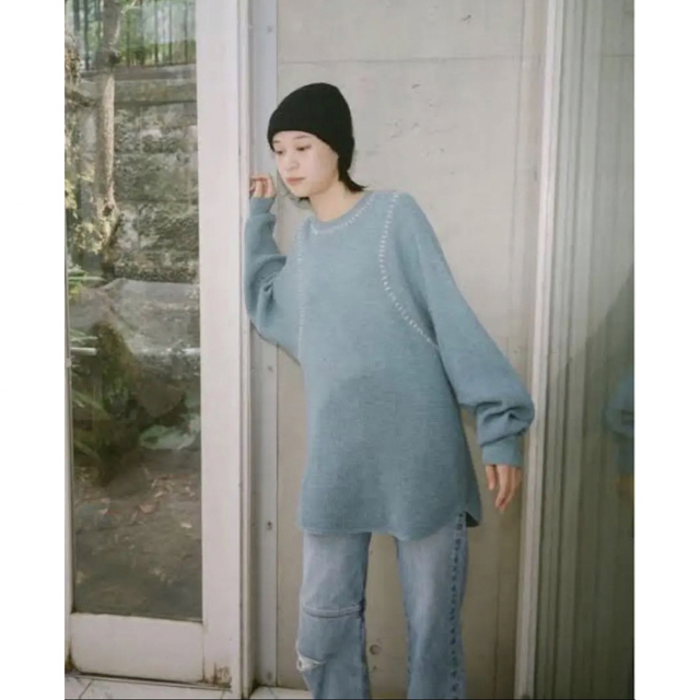 約69着丈soduk (スドーク) thermal knit pullover