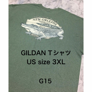 ギルタン(GILDAN)の【レア】US古着 3XLsizeビッグサイズ GILDAN Tシャツ(Tシャツ/カットソー(半袖/袖なし))