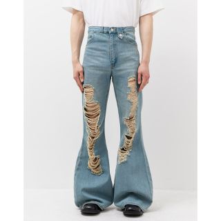 Egon lab エゴンラボ　イーゴンラボ 23ss クラッシュフレアデニム