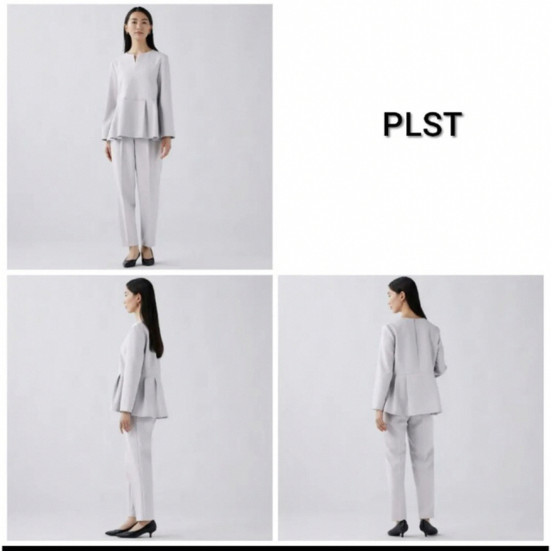 PLST - 2023SS PLST プラステ フェイクパールブラウスパンツ PLST - 2023SS PLST プラステ フェイクパールブラウスパンツ