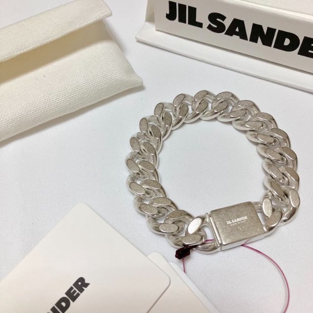 Jil Sander(ジルサンダー)の新品 L 22aw JIL SANDER チェーンブレスレット 4617 メンズのアクセサリー(ブレスレット)の商品写真