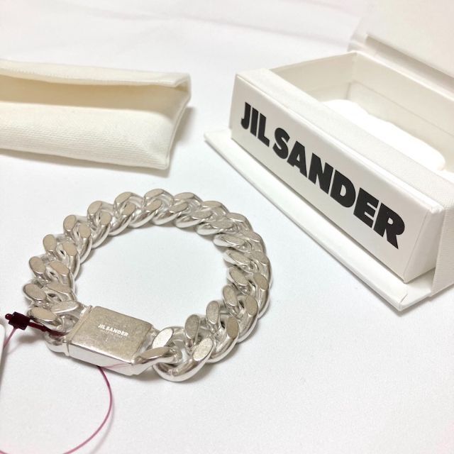 Jil Sander(ジルサンダー)の新品 L 22aw JIL SANDER チェーンブレスレット 4617 メンズのアクセサリー(ブレスレット)の商品写真