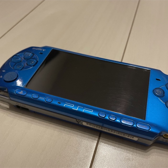 PlayStation Portable(プレイステーションポータブル)のジャンク PSP-3000 ブルー エンタメ/ホビーのゲームソフト/ゲーム機本体(携帯用ゲーム機本体)の商品写真