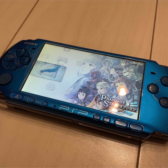 PlayStation Portable(プレイステーションポータブル)のジャンク PSP-3000 ブルー エンタメ/ホビーのゲームソフト/ゲーム機本体(携帯用ゲーム機本体)の商品写真