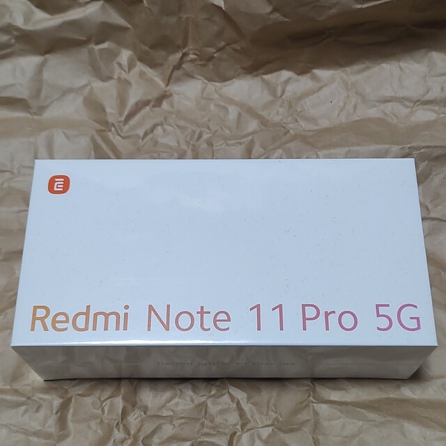 ANDROID(アンドロイド)のXiaomi Redmi Note 11 Pro 5G グレー 未開封新品 スマホ/家電/カメラのスマートフォン/携帯電話(スマートフォン本体)の商品写真