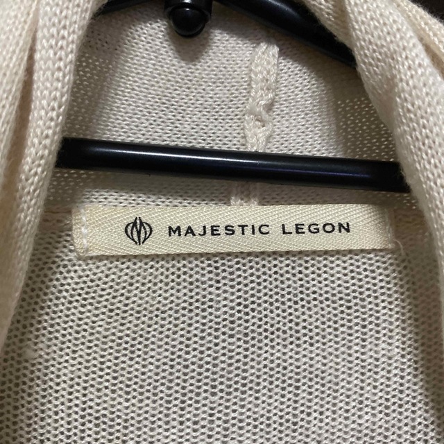 MAJESTIC LEGON(マジェスティックレゴン)のMAJESTIC LEGON 薄手ロングガーデ レディースのトップス(カーディガン)の商品写真