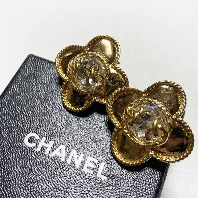 今季ブランド CHANEL vintage ココマークフラワーモチーフイヤリング