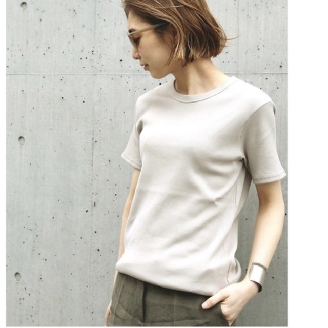 DEUXIEME CLASSE(ドゥーズィエムクラス)のドゥーズィエムクラス★EVERYDAY I LIKE. テレコ Tシャツ レディースのトップス(Tシャツ(半袖/袖なし))の商品写真