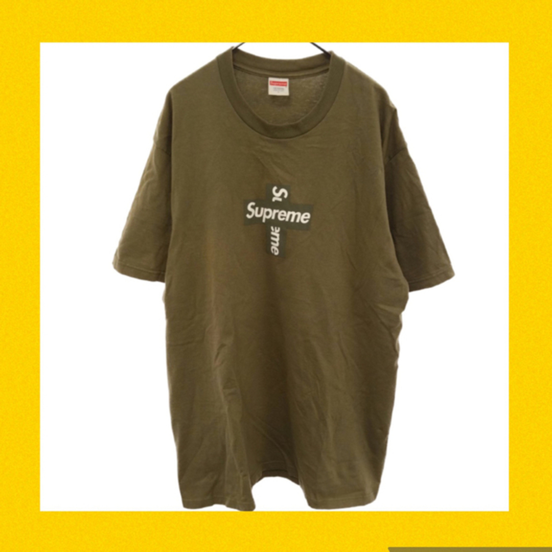 本物 supreme cross boxロゴ tシャツ スウェット パーカー