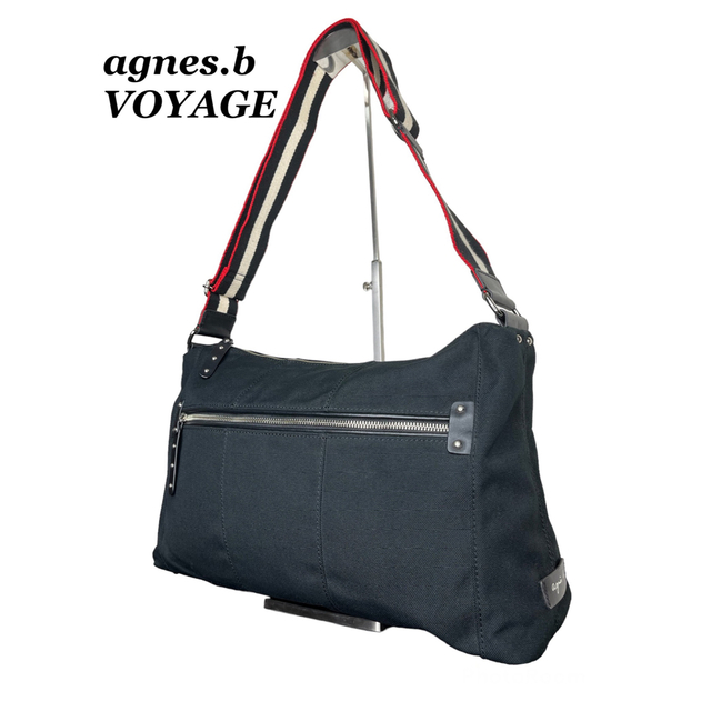 美品★agnes b. VOYAGE アニエスベー　キャンバス　ショルダーバッグ