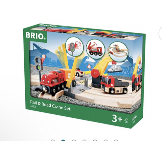 BRIO(ブリオ)のBRIO レール&ロードクレーンセット キッズ/ベビー/マタニティのおもちゃ(電車のおもちゃ/車)の商品写真