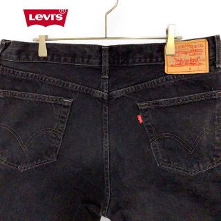 リーバイス(Levi's)のリーバイス550w36 アメリカ古着ブラックジーンズデニムパンツ刻印259メンズ(デニム/ジーンズ)