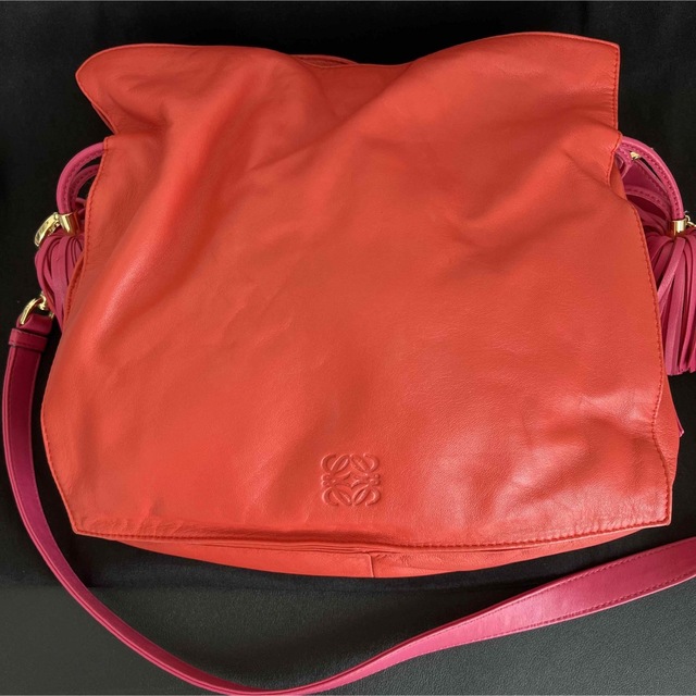 シルバーグレー サイズ 希少☆美品☆ロエベLOEWEショルダーバッグ