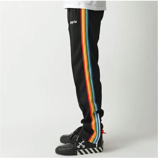 PALM ANGELS - Palm Angels トラックパンツ レインボー L の通販 by