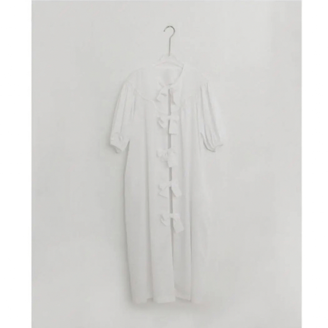 freckle seoul ❤︎tie up ribbon robe dress 1