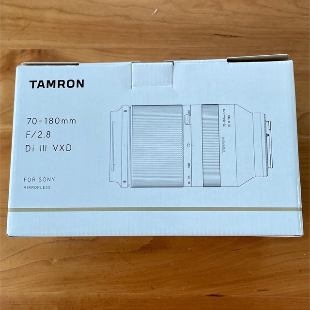 TAMRON(タムロン)のTAMRON 70-180F2.8 DI III VXD ズームレンズ α E スマホ/家電/カメラのカメラ(ミラーレス一眼)の商品写真