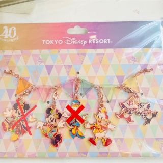 Disney - 東京ディズニーリゾート40周年 チャーム 3個セットの通販 by