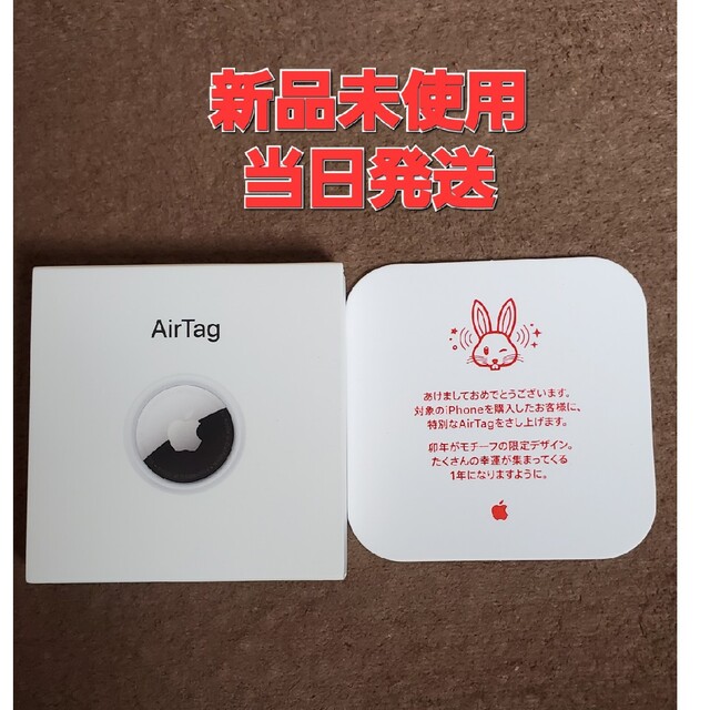 Apple AirTag うさぎ MQLX3J/A