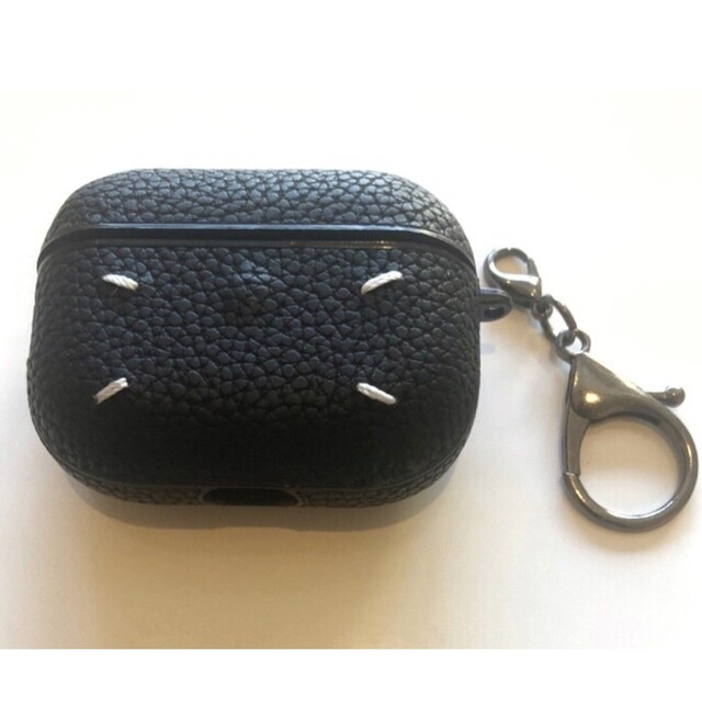 Airpodspro case ケース エアポッズ 刺繍 BLACK お洒落 スマホ/家電/カメラのスマホアクセサリー(その他)の商品写真