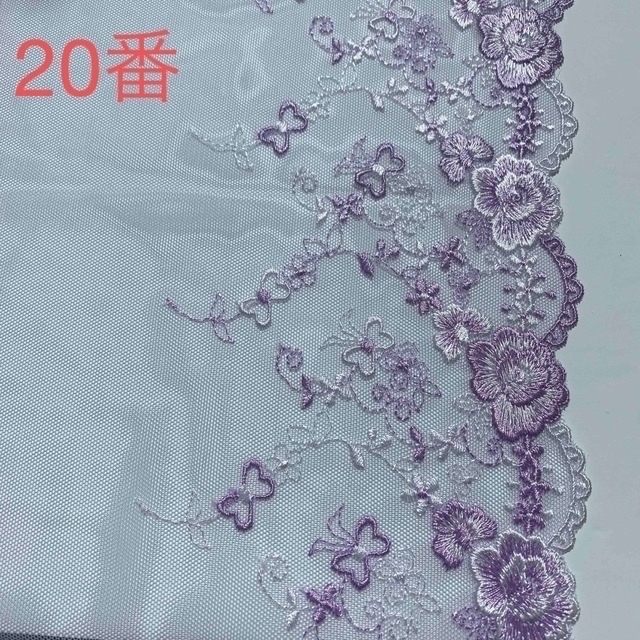 刺繍レース確認です。18,19,20,21,22,23 レディースのレディース その他(セット/コーデ)の商品写真