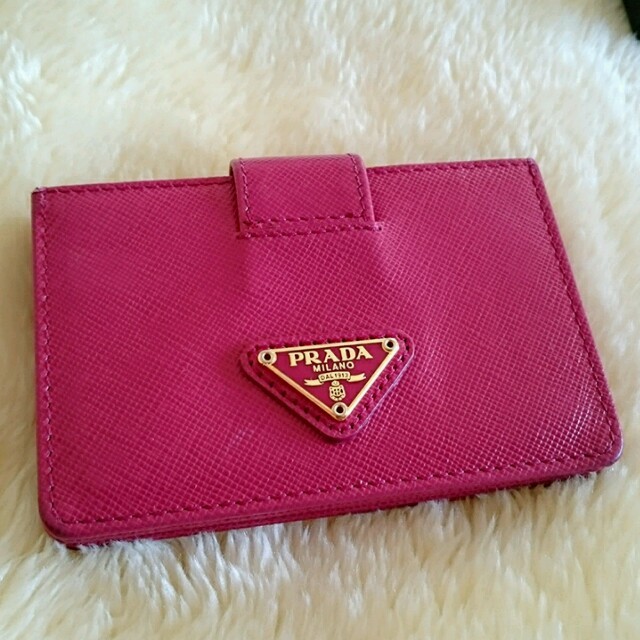 PRADA カードケース サフィアーノ ピンク PRADA カードケース サフィアーノ ピンク