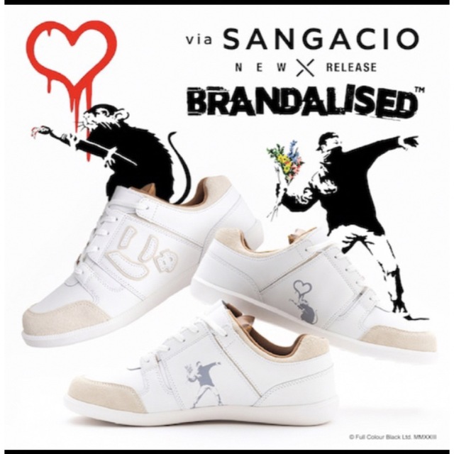 にゅーず　バンクシー　BRANDALISED サンガチオ　SANGACIO 当選28600円サイズ