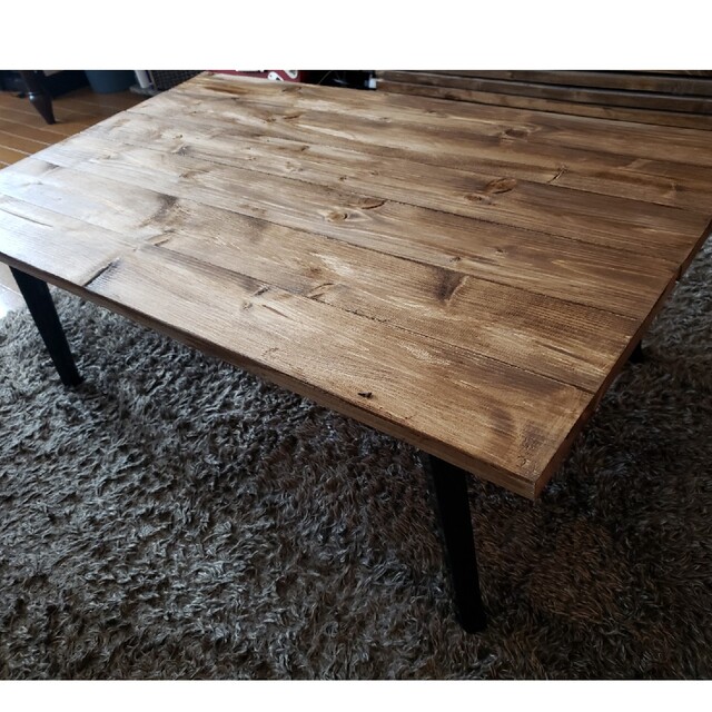 90✕54折り畳み式テーブル ウォールナットワックス仕上げの通販 by 森