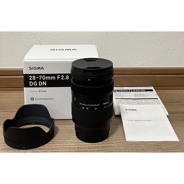 シグマ　SIGMA 28-70mm F2.8 DG DN ソニー　Eマウント