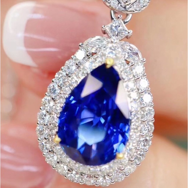 天然 ロイヤルブルーサファイア ダイヤ  ペンダントトップ2.48ct ¥