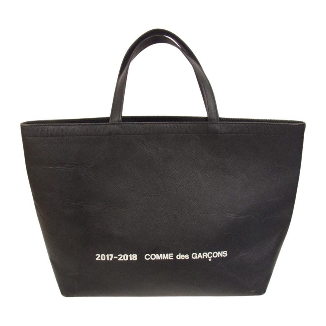 COMME des GARCONS コムデギャルソン GT-K 202 2017-2018 LOGO TOTE BAG ロゴ レザー トートバッグ ブラック系