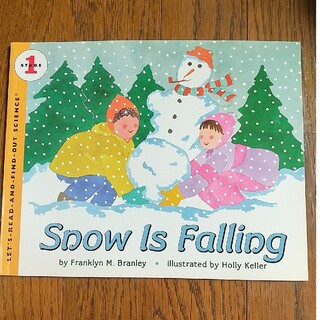 洋書　絵本「Snow is falling」(洋書)