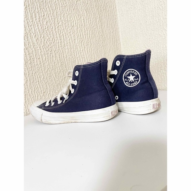 ALL STAR（CONVERSE）(オールスター)のコンバースオールスターハイカット　希少ブルー×ピンク　キッズにも レディースの靴/シューズ(スニーカー)の商品写真