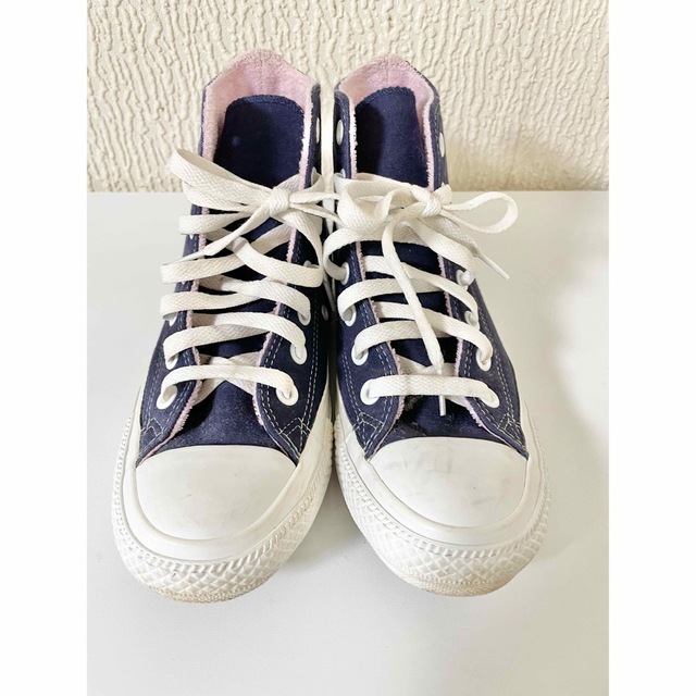 ALL STAR（CONVERSE）(オールスター)のコンバースオールスターハイカット　希少ブルー×ピンク　キッズにも レディースの靴/シューズ(スニーカー)の商品写真