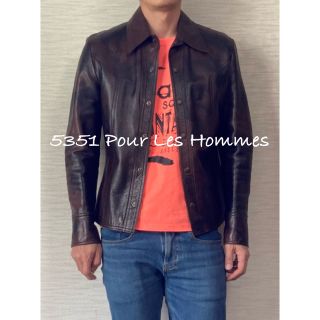 ゴーサンゴーイチプールオム(5351 POUR LES HOMMES)の【5351 Pour Les Hommes】Leather Jacket/M(レザージャケット)