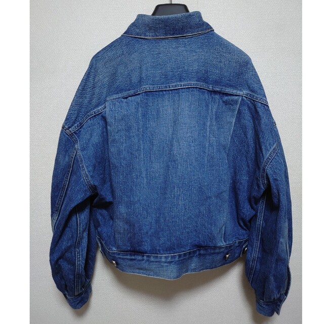 HYKE(ハイク)のHYKE ハイク　BALOON SLEEVE DENIM JACKET 1 レディースのジャケット/アウター(Gジャン/デニムジャケット)の商品写真