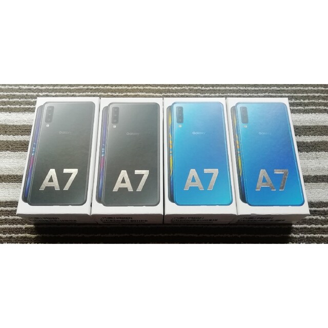 クリスマスローズ Galaxy A7 SIMフリー 新品未開封 2色セット