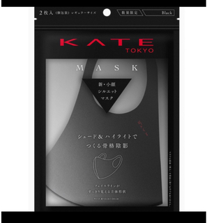 ケイト(KATE)のＫＡＴＥマスク★人気ブラック★小顔効果★         ★１枚★♦️新品♦️(その他)