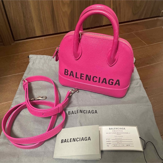 Balenciaga - バレンシアガ ヴィル トップハンドルバッグXXS 2way