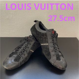 ルイヴィトン(LOUIS VUITTON)のLOUIS VUITTON ルイヴィトン　スウェードレザースニーカー　27.5(スニーカー)