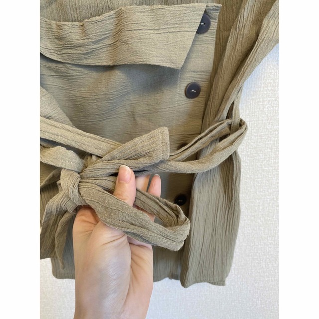 AZUL by moussy(アズールバイマウジー)の半袖　ウエストリボントップス レディースのトップス(Tシャツ(半袖/袖なし))の商品写真